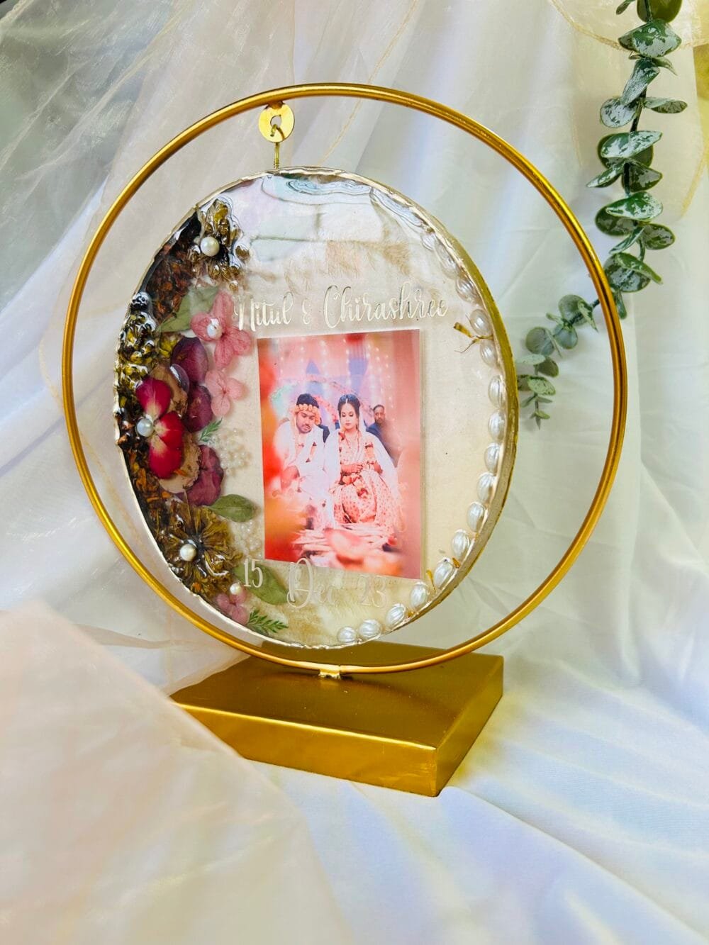 8 inch agate or round frame with 3 stand options 》》》 foldable  , arch , hoop .WATSAPP *7002266750 - Image 7