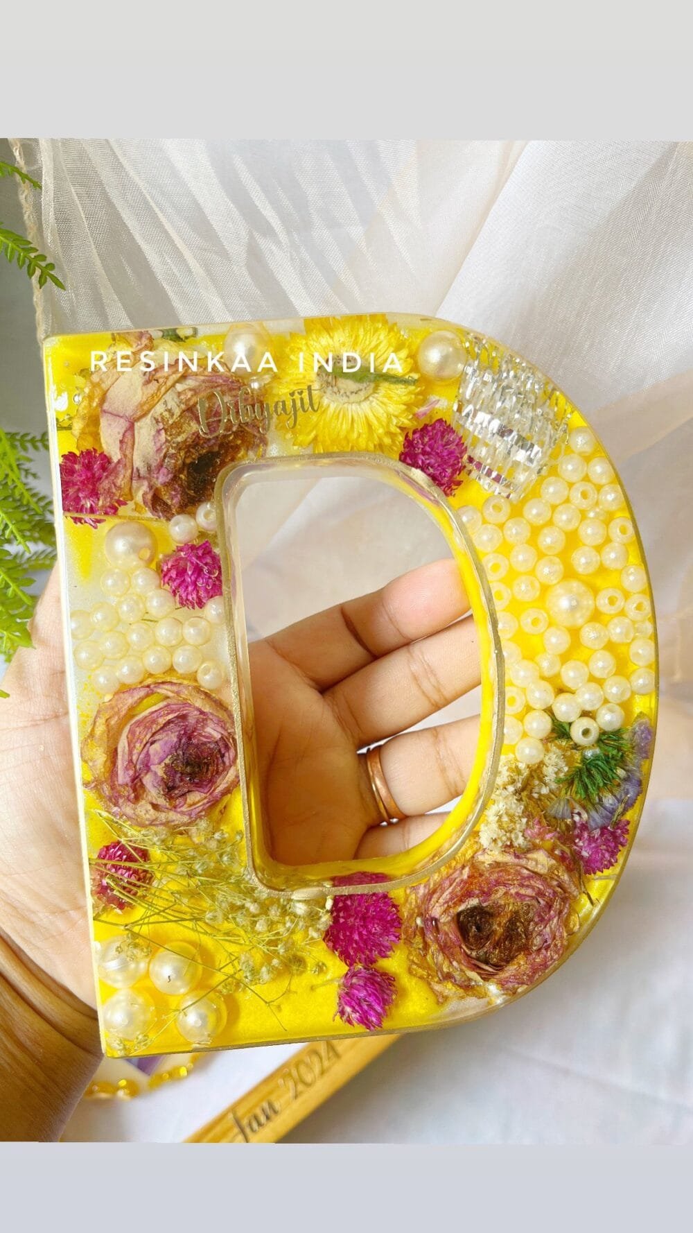 Couple led stand with photo in between - Image 2
