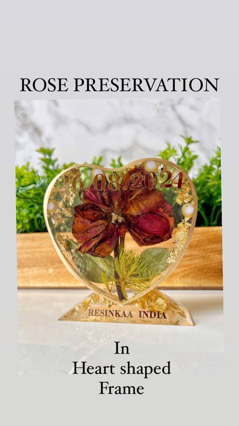 Single rose Preservation