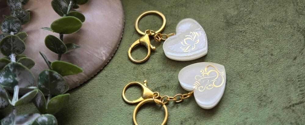 Heart shaped Keychain - Image 2