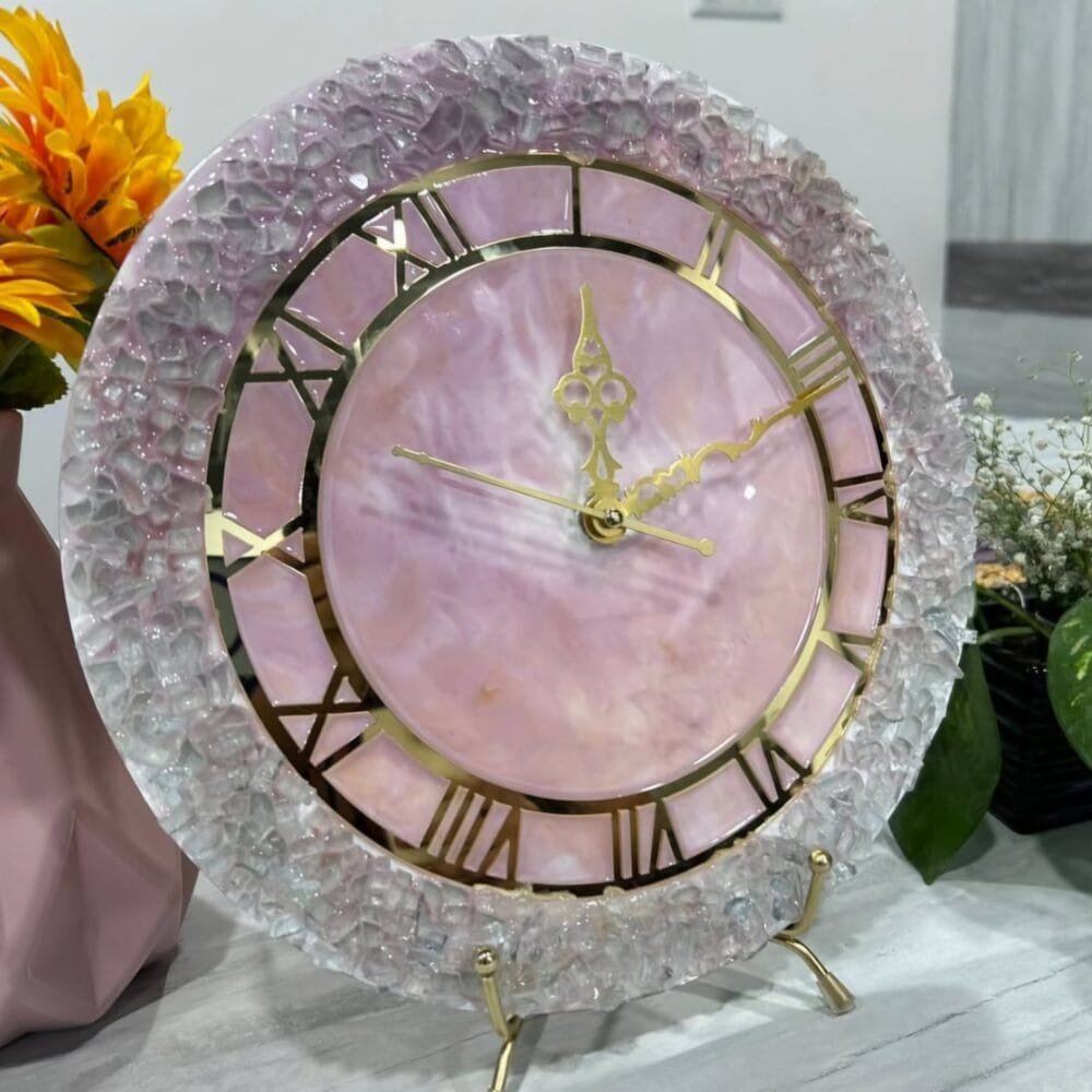 12 inch crystal clock